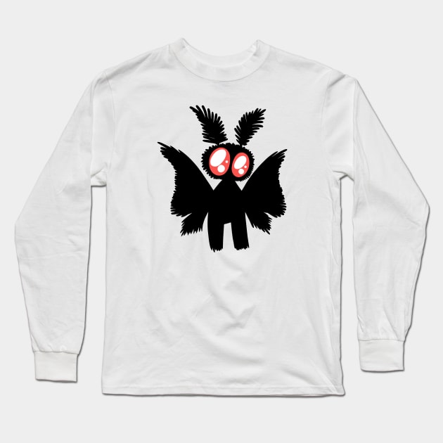 Cute Little Mothman Long Sleeve T-Shirt by JadedOddity